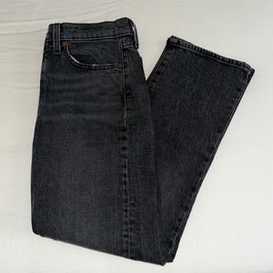 Levi’s Black Wash Wedgie Straight Denim Pants